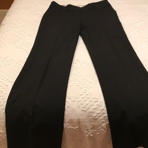 LOFT size 2 Black straight dress pants